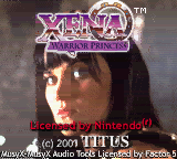 Xena - Warrior Princess Title Screen